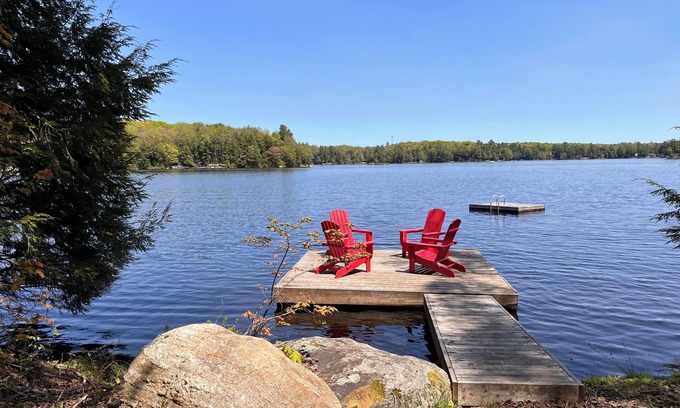 Bracebridge Cottage | Stunning A-Frame Cottage on Quiet Muskoka Lake