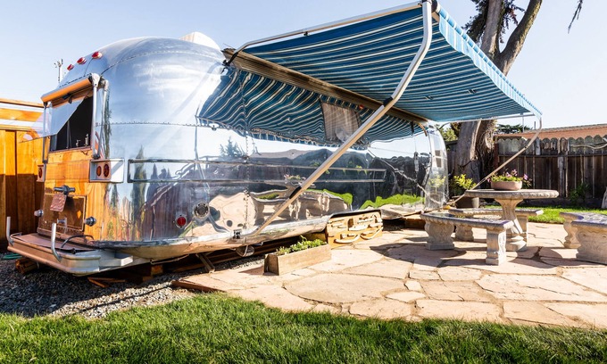 Half Moon Bay House | Stunning and unique AirStream on the Coastal Trail and near Poplar Beach