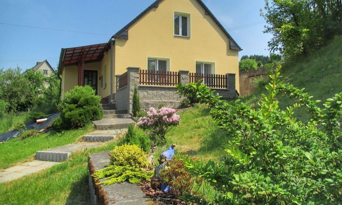 Police nad Metuji House | Stunning private villa for 12 guests with WIFI, private pool, terrace and pets allowed