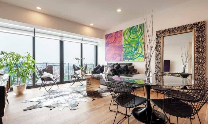 Granada Condo | Stunning High-Rise Panoramic Apartment Polanco 3BD