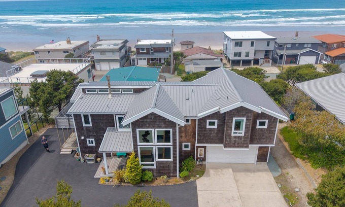 Rockaway Beach House | Stunning Home: Spacious layout, perfect for gathering with friends or family.