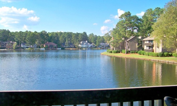 Pinehurst Condo | Stunning Lake front views in Pinehurst with a pool!