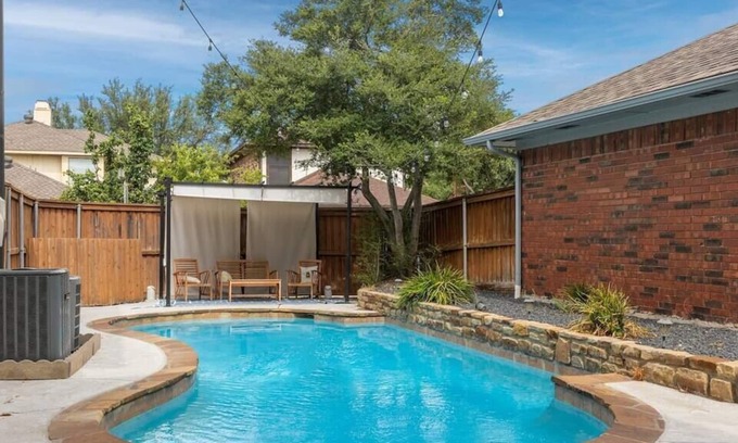 North Central Carrollton House | Stunning Pool, Beautiful 3/2 home w/Outdoor Space!