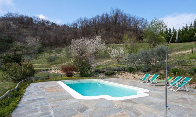 Cossano Belbo House | Stunning private villa for 16 guests with private pool, WIFI, patio, pets allowed and parking