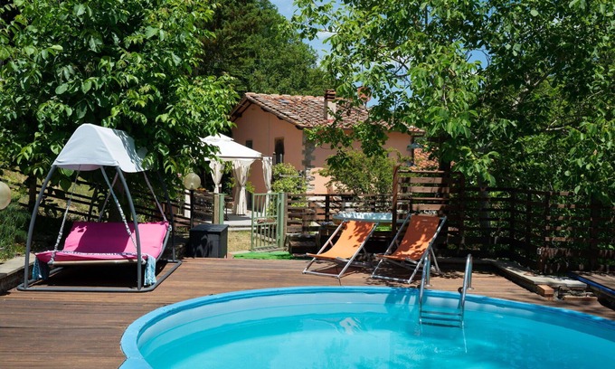 Borgo San Lorenzo Villa | Stunning private villa with WIFI, hot tub, private pool, TV, terrace and parking, close to Flore.