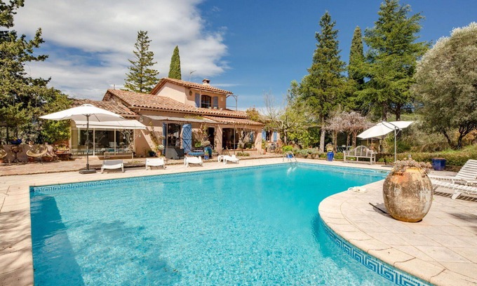 Le Tignet House | Stunning private villa with private pool, WIFI, TV, terrace, panoramic view and parking