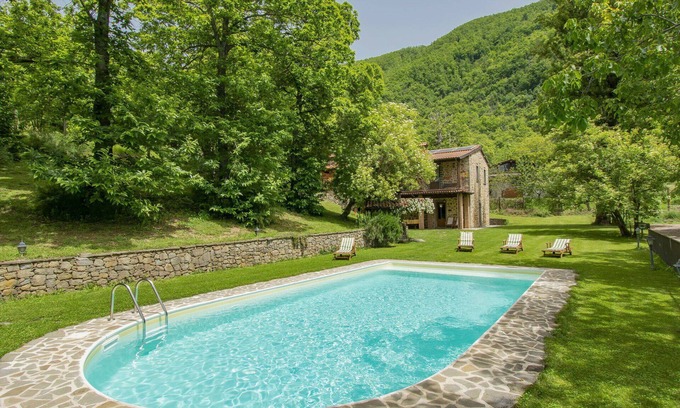 San Romano in Garfagnana Villa | Stunning private villa for 10 guests with private pool, WIFI, TV, terrace and pets allowed