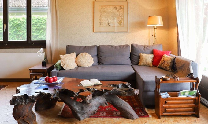 Bouveret House | Stunning private villa for 4 guests with WIFI, TV and pets allowed
