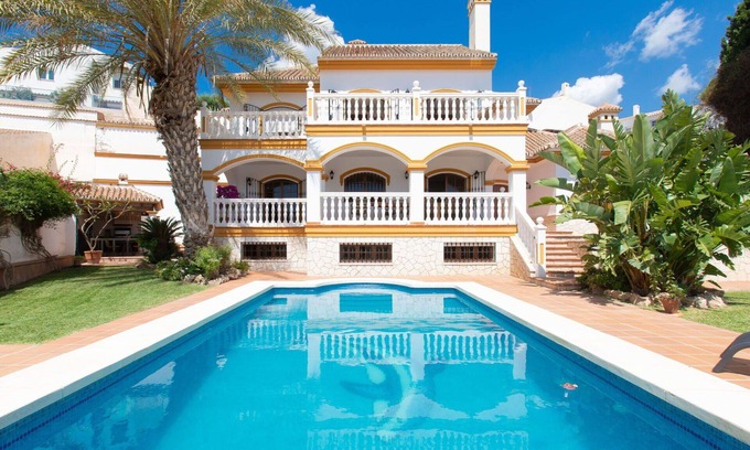 La Cala del Moral House | Stunning private villa for 8 guests with private pool, A/C, WIFI, TV and patio