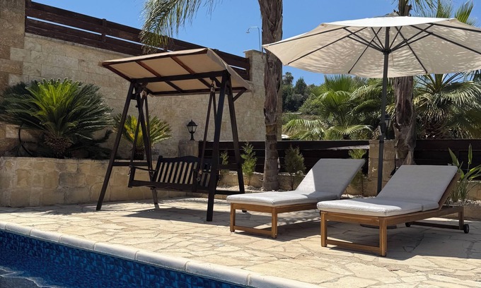 Kallepia Villa | Stunning Stone Villa with Private Pool and Panoramic Mountain Vistas