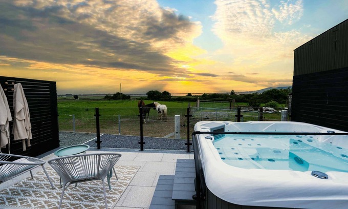 Newry Other | Stunning views from the private hot tub