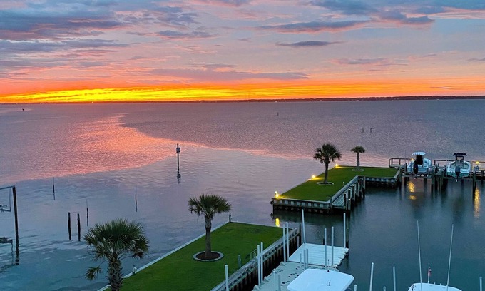 Salter Path Condo | Stunning water views, walk to beach! 2 bed, 2 bath, condo on the Bogue sound.