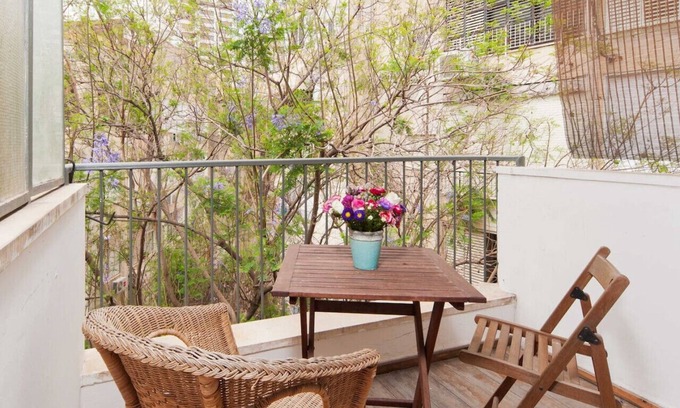 Tel Aviv City Center Apartment | Stylish Apt w/Charming Balcony in the Very Center