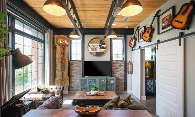 The Nations Apartment | Stylish Industrial Apartment in Nashville