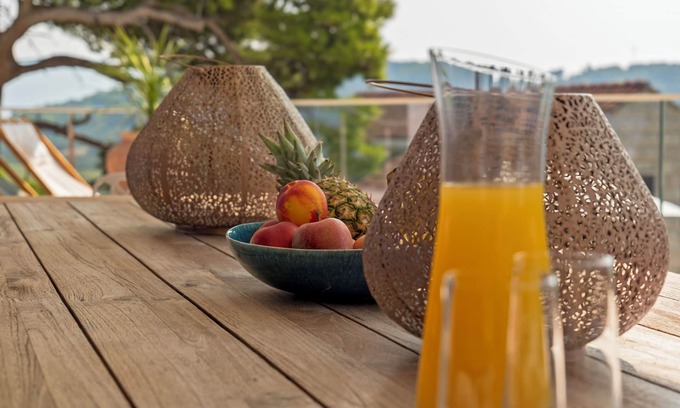 Lumbarda Villa | Stylish Lumbarda Villa Hera - Sleeps 10 + Private Pool, Close to Beaches