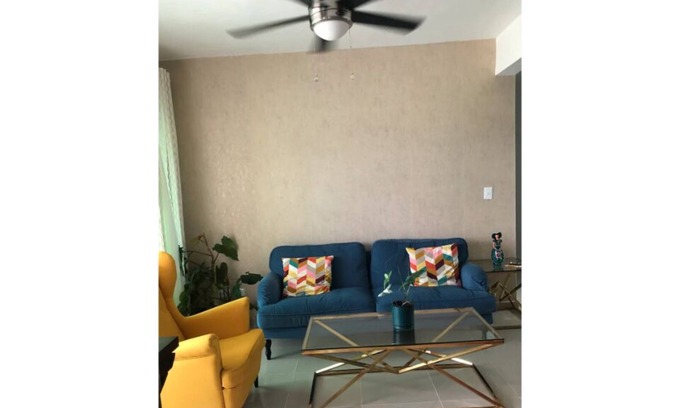 Licey al Medio Condo | Stylish Penthouse Suite with pool and views