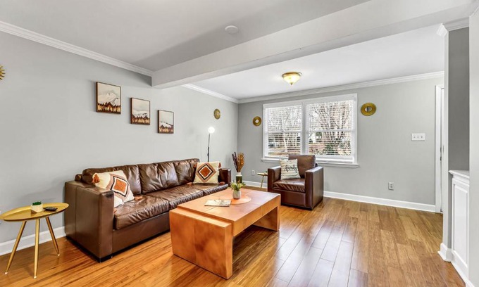 Greensboro Apartment | Stylish, spacious Uptown Condo! Perfect for large families and groups! Private patio! Minutes from downtown and airport!