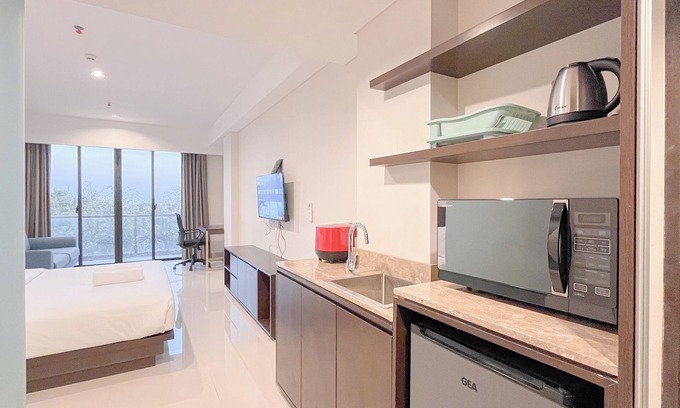 By Pass Ngurah Rai Apartment | Stylish Studio (No Kitchen) At Skales Residence Nusa Dua Bali Apartment