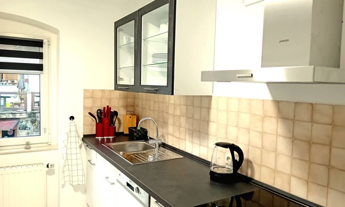 Rathen Apartment | Stylish vacation apartment Zum Dorfladen Rathen in the heart of Saxon Switzerland