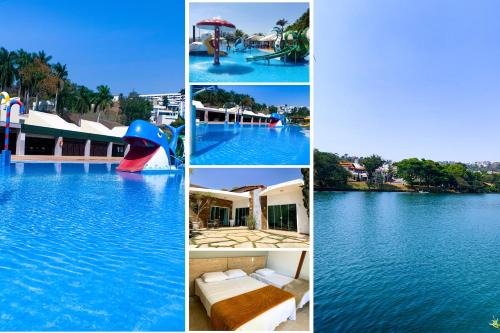 Capitolio House | Suíte com Vista para o Lago em Capitólio, acesso a piscina adulto e infantil, quadra de beach tênis e playgroud