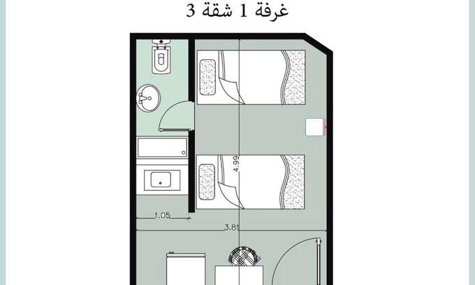 Marina El Alamein Apartment | suite 1 f3 or f4 villa114 2beds garden viwe Green Beach