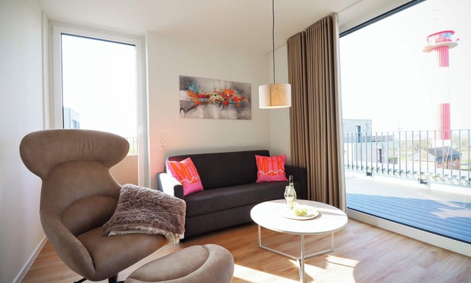 Marienleuchte Apartment | Suite Relax 3.0 - Roof terrace. Sauna. Baltic Sea view.