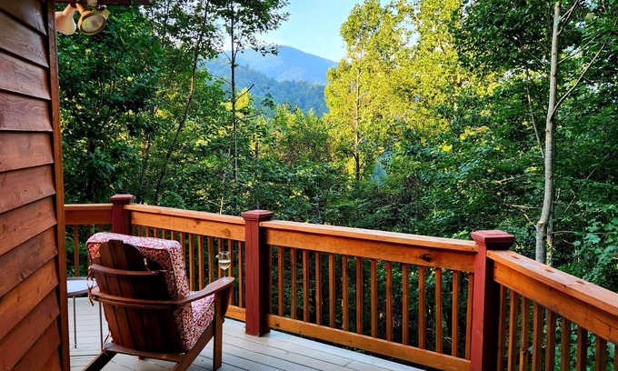 Hot Springs Cabin | Summer Beauty, Spacious Mountain House! Indoor Games! 15 min to Max Patch!