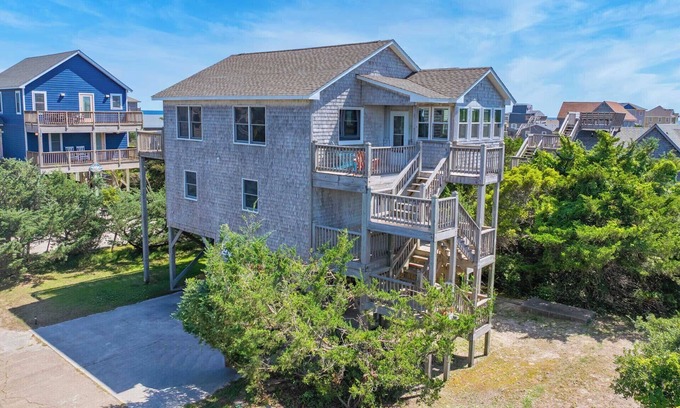 Frisco House | SUMMER SAVINGS - Oceanview Dog Friendly Home with Grills and Nearby Beach Access