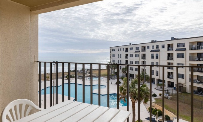 Indian Beach Condo | Summer Winds A-416, Almost Oceanfront Condo in Indian Beach, NC!