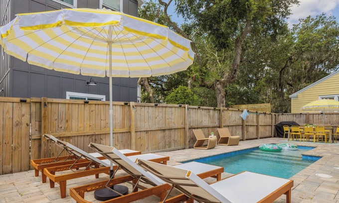 St. Augustine Villa | Sunny Coastal Retreat in St. Augustine with Pool