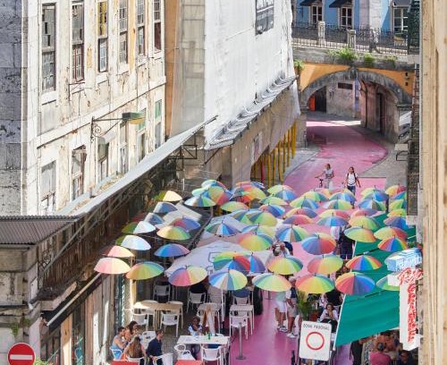Sao Paulo Apartment | Sunny Pink Street Historical Apt, By TimeCooler