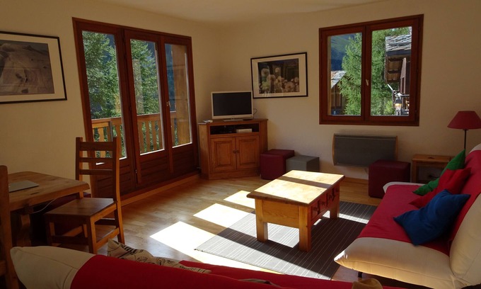 Les Brevieres Apartment | Sunny, spacious apartment (75 m2), 3 bedrooms, Tignes Brevières