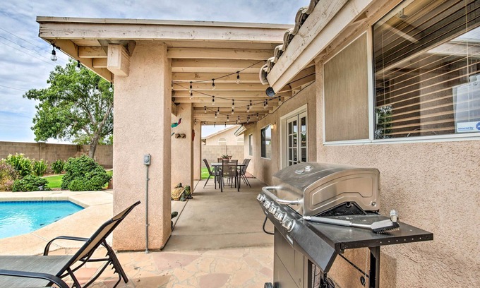 Yuma Cottage | Sunny Yuma Retreat w/Private Pool & Grill!