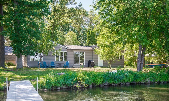 Star Prairie House | Sunrise Lodge, Steps to the lake, Views Galore with this Lake Home on Cedar Lake