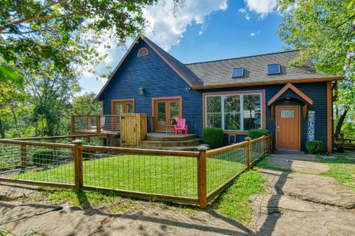 Dandridge House | Sunset Cove Lakefront Luxury Lodge with Private Dock