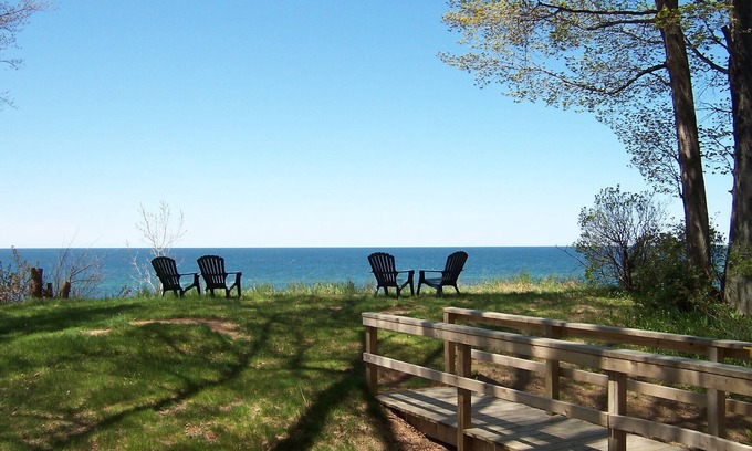 Holland House | Sunset Evenings with Unbelievable View of Lake Michigan with a Private Beach