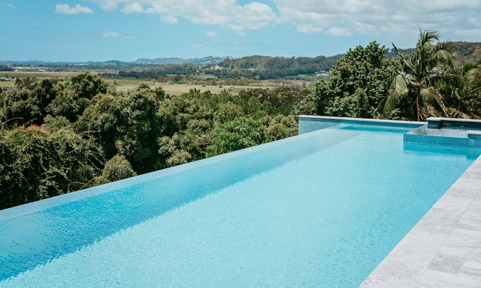 Bli Bli House | Sunshine Coast retreat pool media room hot tub fire pit