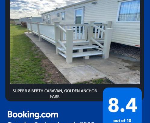 Chapel Saint Leonards Ski Chalet | Superb 8 Berth Caravan, Golden Anchor Park