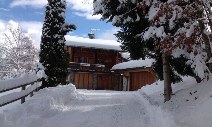 Combloux Ski Chalet | SUPERB CHALET. Facing Mont Blanc, near MEGEVE