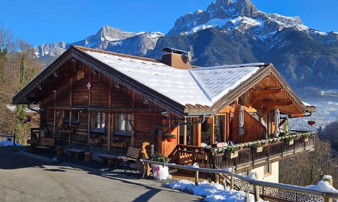Sallanches Ski Chalet | SUPERB LUXURY HALF CHALET 120M² 8 People in SALLANCHES.
