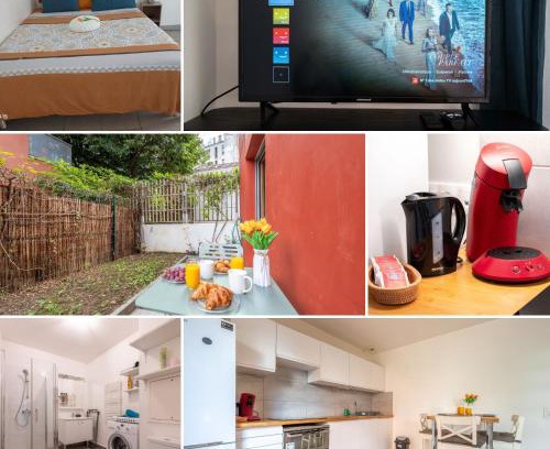 Aubervilliers Apartment | Superbe appartement 1min métro7 Rez-de-chaussée