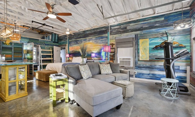 Gulfport Cottage | Surf Shack Beach Cottage, Steps to the Beach!