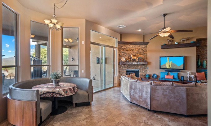 Rio Verde Foothills House | Surround yourself in beauty w/panoramic vu's of the mtns and the Sonoran Desert