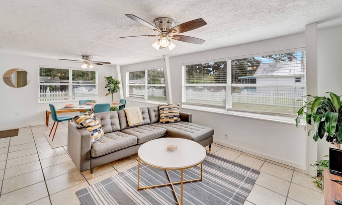 Bayou Oaks House | Sustainable Suncoast getaway with large fenced yard, AC, & W/D - dog-friendly