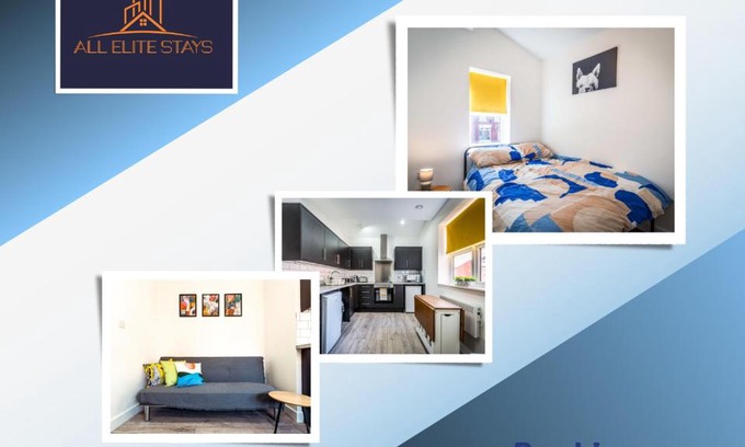 Liverpool Apartment | Swan House Stunning 1 bed Apartment By ALL ELITE STAYS - near Liverpool city centre - Sleeps 4 - Free Parking