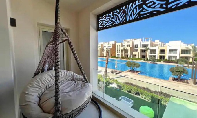 Al Ahyaa Villa | Swanky 4BDR Townhouse at Mangroovy AlGouna Red Sea Pool and Sea View