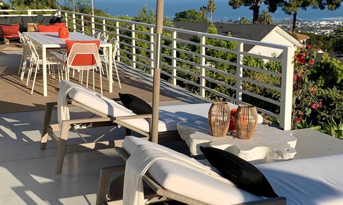 Upper Riviera House | Sweeping Ocean and Harbor Views, Single Level, Quiet Location