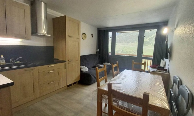 La Mongie Apartment | T2 35m2 Tourmalet-Mongie 3 stars pied pistes park couvert WIFI CANAL NETFLIX