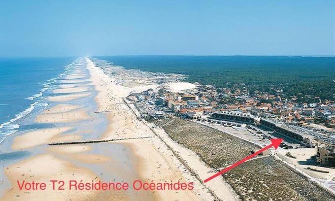 Lacanau-Ocean Apartment | T2 Rés Océanides vue Océan, parking privé