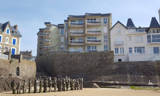 Saint-Ideuc Apartment | T2 sea view, direct access to Rochebonne beach 3 stars
